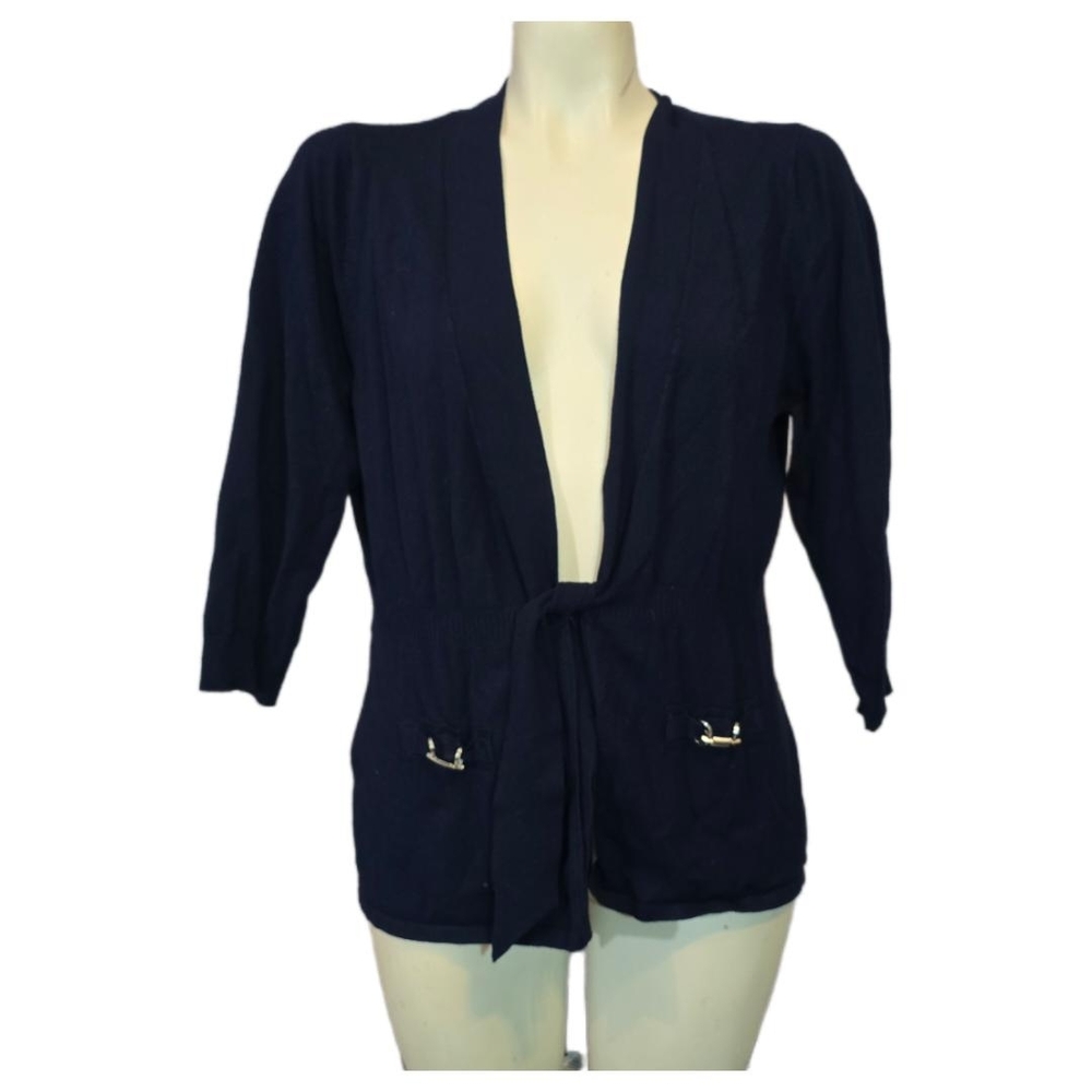 Grace Elements Navy Lightweight Open Cardigan - image 1